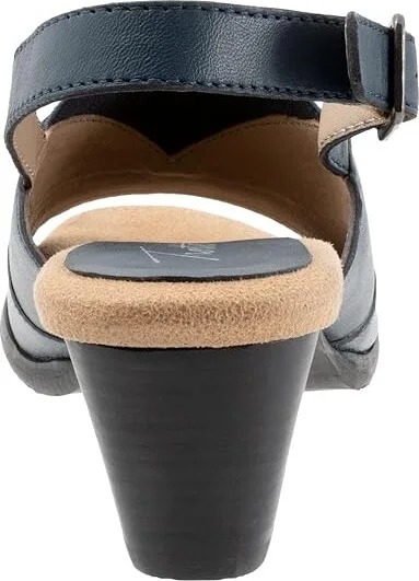 Trotters Mavis Women's Shoes Navy : 10.5 M (B), Leather - Image 4