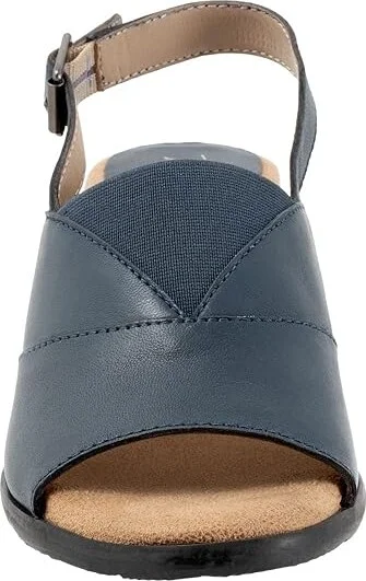 Trotters Mavis Women's Shoes Navy : 10.5 M (B), Leather - Image 5