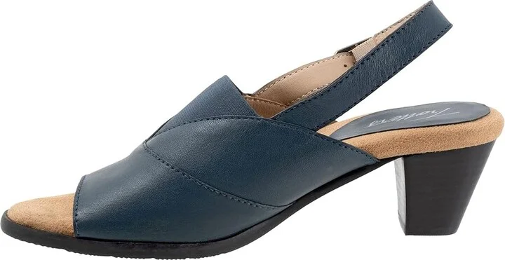 Trotters Mavis Women's Shoes Navy : 10.5 M (B), Leather - Image 6