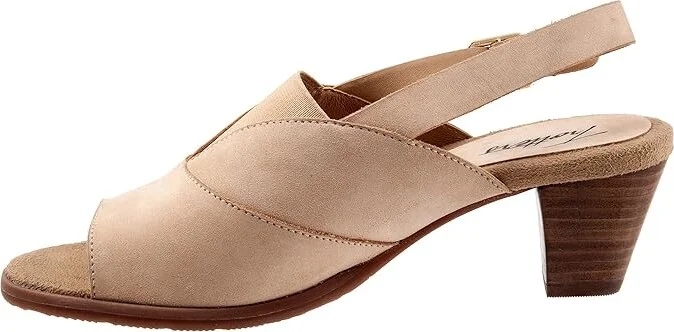 Trotters Mavis Women's Shoes Sand Nubuck : 5 M (B), Leather - Image 6