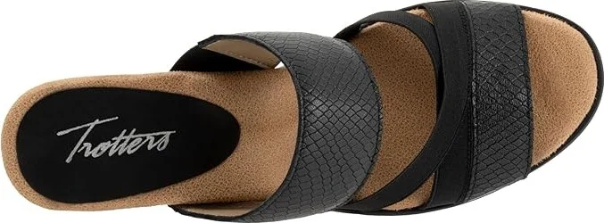 Trotters Maxine Women's Shoes Black Snk : 11 M (B), Leather - Image 2