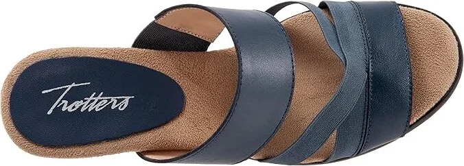 Trotters Maxine Women's Shoes Navy : 11 M (B), Leather - Image 2
