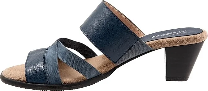 Trotters Maxine Women's Shoes Navy : 11 M (B), Leather - Image 6
