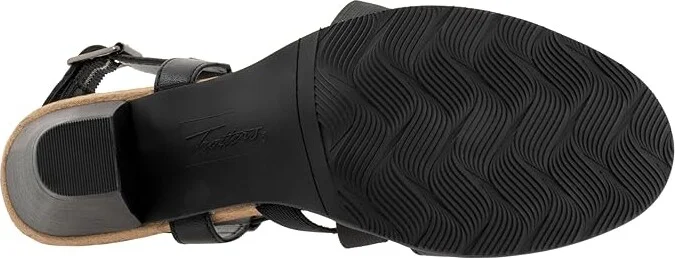 Trotters Meadow Women's Sandals Black : 7.5 N (AA), Leather - Image 3