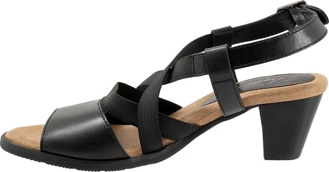 Trotters Meadow Women's Sandals Black : 7.5 N (AA), Leather - Image 5
