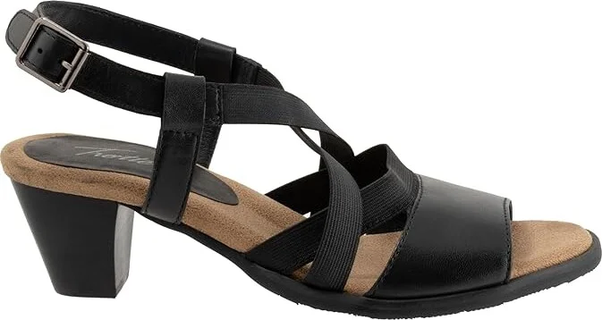 Trotters Meadow Women's Sandals Black : 7.5 N (AA), Leather - Image 6