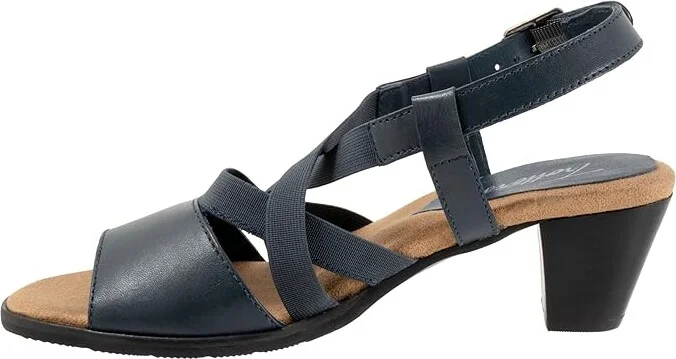 Trotters Meadow Women's Sandals Navy : 9.5 M (B), Leather - Image 5