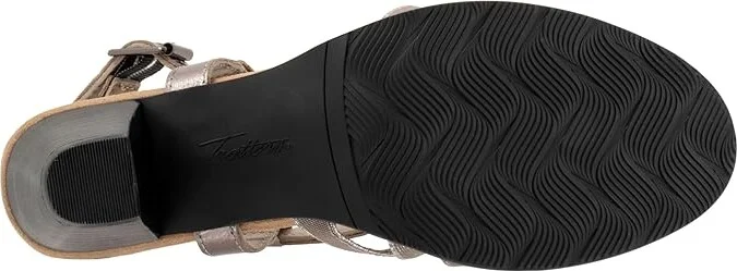 Trotters Meadow Women's Sandals Pewter : 8.5 M (B), Leather - Image 3