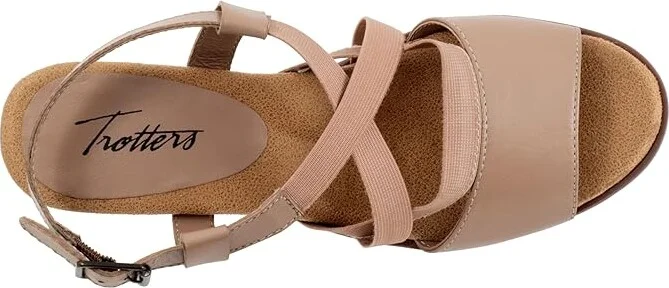 Trotters Meadow Women's Sandals Taupe : 5 M (B), Leather - Image 2