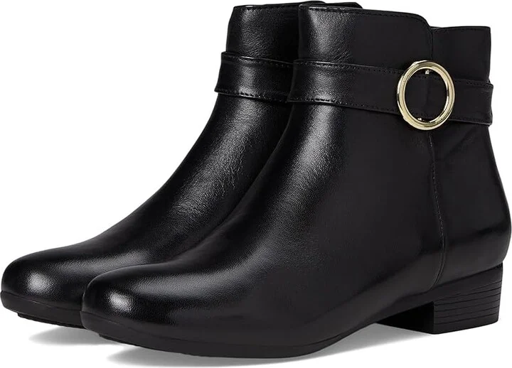 Trotters Melody Women's Boots Black : 6.5 M (B), Leather