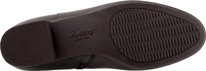 Trotters Melody Women's Boots Dark Brown : 5.5 M (B), Leather - Image 3