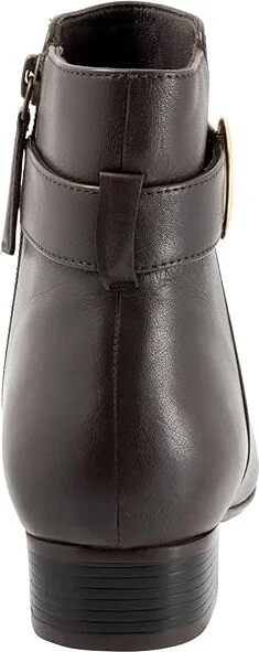 Trotters Melody Women's Boots Dark Brown : 5.5 M (B), Leather - Image 4