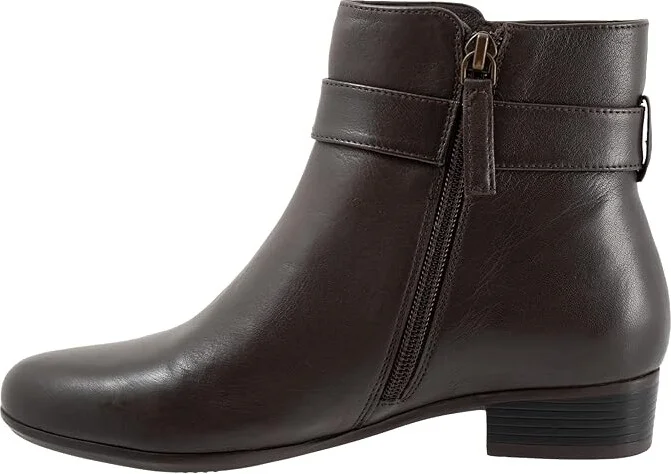 Trotters Melody Women's Boots Dark Brown : 5.5 M (B), Leather - Image 6