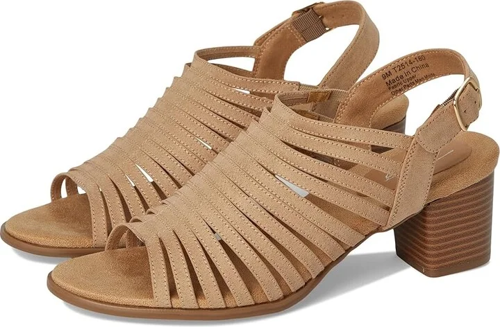 Trotters Midge Women's Sandals Beige Suede : 10 M (B), Rubber