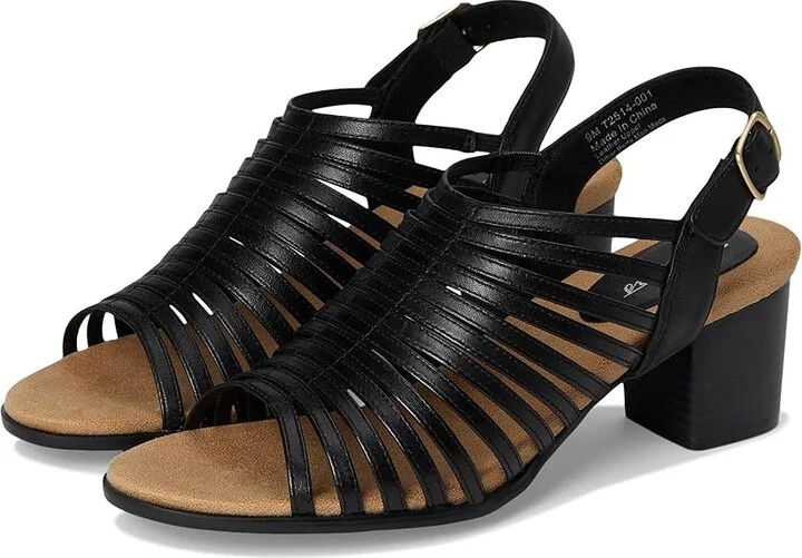 Trotters Midge Women's Sandals Black : 7.5 N (AA), Rubber