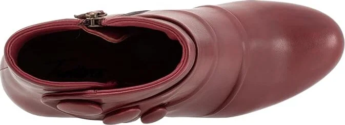 Trotters Mila Women's Boots Sangria : 6 W (D), Leather - Image 2