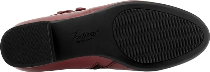 Trotters Mila Women's Boots Sangria : 6 W (D), Leather - Image 3