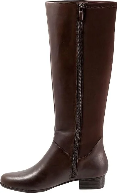 Trotters Misty Women's Shoes Dark Brown : 6 W (D), Leather - Image 6