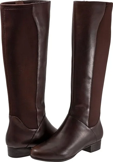 Trotters Misty Women's Shoes Dark Brown : 6 W (D), Leather