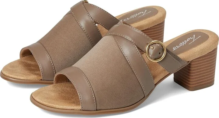 Trotters Mitzie Women's Sandals Taupe : 8 W (D), Leather