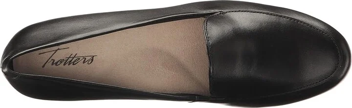 Trotters Monarch Women's Shoes Black : 6 N (AA), Leather - Image 3