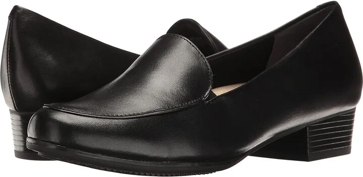 Trotters Monarch Women's Shoes Black : 6 N (AA), Leather