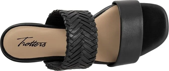 Trotters Nalane Women's Sandals Black : 6.5 M (B), Leather - Image 2