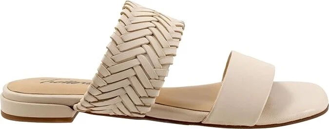 Trotters Nalane Women's Sandals Ivory : 6 W (D), Leather - Image 6