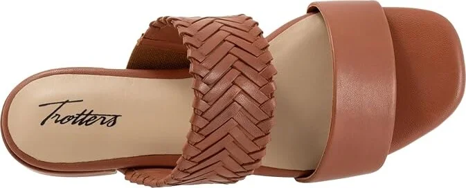 Trotters Nalane Women's Sandals Luggage : 7 W (D), Leather - Image 2