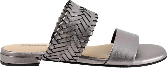 Trotters Nalane Women's Sandals Pewter : 6.5 W (D), Leather - Image 6