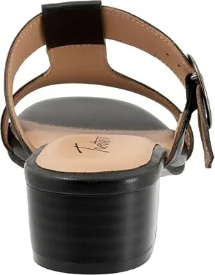 Trotters Nanna Women's Sandals Black : 6 W (D), Leather - Image 4