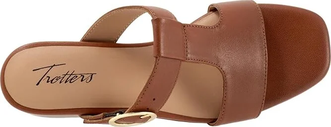 Trotters Nanna Women's Sandals Luggage : 6 W (D), Leather - Image 2