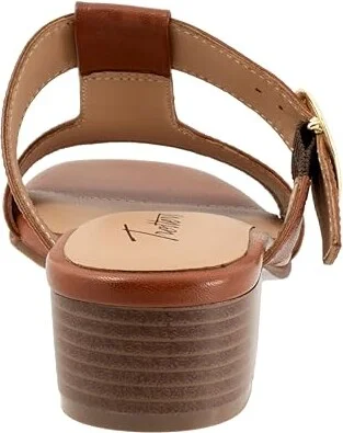Trotters Nanna Women's Sandals Luggage : 6 W (D), Leather - Image 4