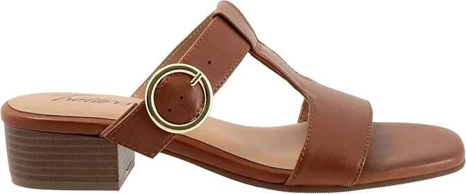 Trotters Nanna Women's Sandals Luggage : 6 W (D), Leather - Image 6
