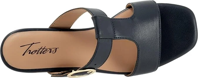 Trotters Nanna Women's Sandals Navy : 6 W (D), Leather - Image 2