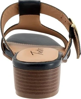 Trotters Nanna Women's Sandals Navy : 6 W (D), Leather - Image 4
