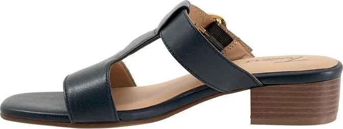 Trotters Nanna Women's Sandals Navy : 6 W (D), Leather - Image 5