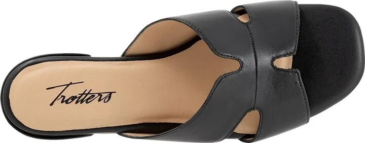 Trotters Nell Women's Sandals Black : 6 M (B), Leather - Image 2