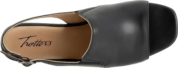 Trotters Nila Women's Sandals Black : 8 N (AA), Leather - Image 2