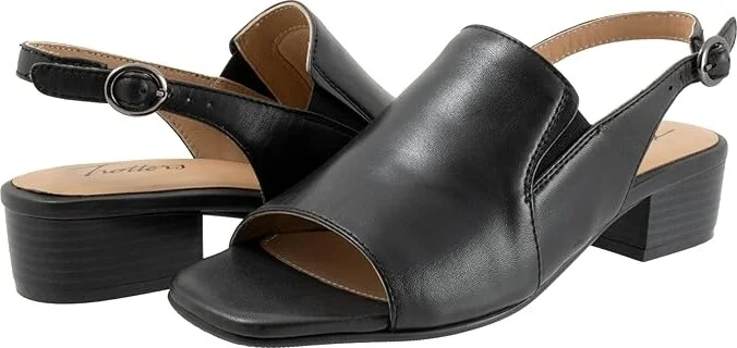 Trotters Nila Women's Sandals Black : 8 N (AA), Leather