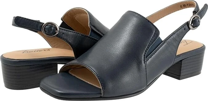 Trotters Nila Women's Sandals Navy : 10.5 N (AA), Leather