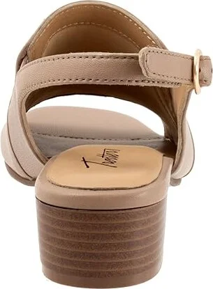 Trotters Nila Women's Sandals Taupe : 9.5 N (AA), Leather - Image 4