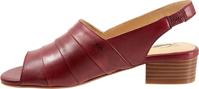 Trotters Nina Women's Shoes Dark Red : 10 M (B), Leather - Image 6