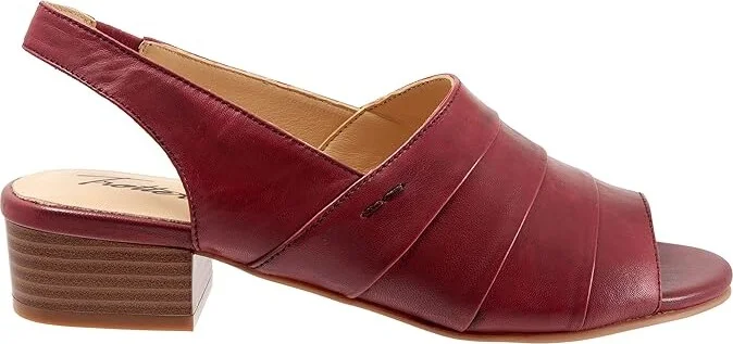 Trotters Nina Women's Shoes Dark Red : 10 M (B), Leather - Image 7