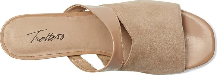 Trotters Ninette Women's Sandals Beige Suede : 11 N (AA), Leather - Image 2