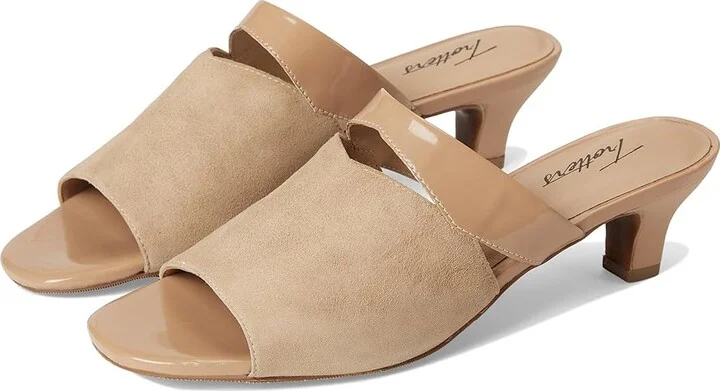 Trotters Ninette Women's Sandals Beige Suede : 11 N (AA), Leather