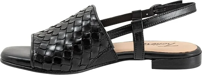 Trotters Nola Women's Sandals Black : 7 W (D), Leather - Image 5