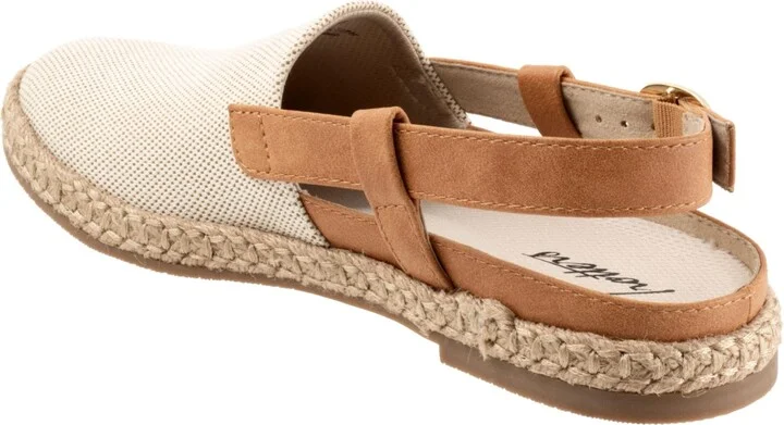 Trotters Paisley Flat - Black/tan textile - Image 10