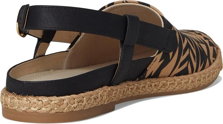 Trotters Paisley Women's Flat Shoes Black/Tan Textile : 11 M (B), Canvas - Image 4