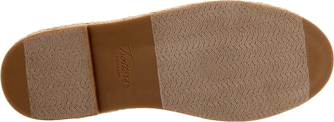 Trotters Poppy Women's Flat Shoes Black/Nat Text : 9.5 W (D), Leather/Rubber - Image 3